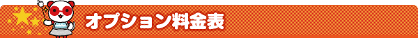 オプション料金表