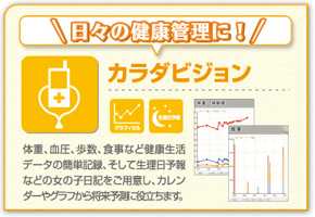 日々の健康管理に!